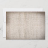 Burlap en Mason Jars Bruids Douche Uitnodigingen (Achterkant)