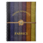 Burlap Fabric Swatch Scrapbook Notitieboek (Voorkant)