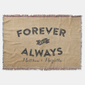 Burlap Forever en Altijd Deken (Voorkant)