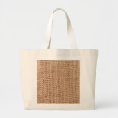 Burlap Grote Tote Bag (Voorkant)