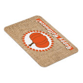 Burlap Halloween Pumpkin Magneet (Rechterzijde)