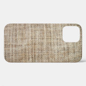 Burlap Hessiaanse achtergrond textuur Case-Mate iPhone Case (Achterkant (horizontaal))