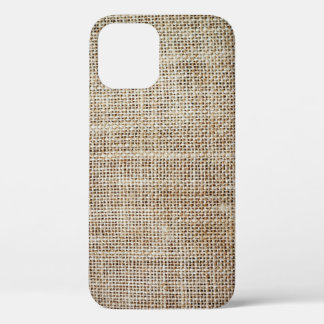 Burlap Hessiaanse achtergrond textuur Case-Mate iPhone Case