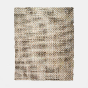 Burlap Hessiaanse achtergrond textuur Fleece Deken