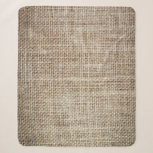 Burlap Hessiaanse achtergrond textuur Sherpa Deken