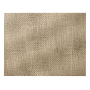 Burlap in Natural Beige Notitieblok