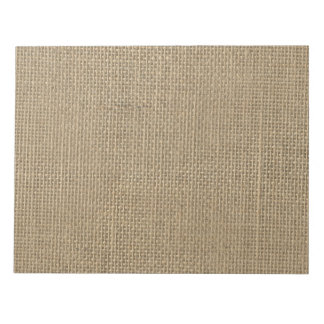 Burlap in Natural Beige Notitieblok