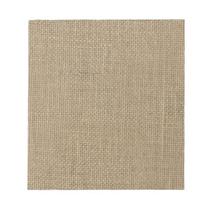 Burlap in Natural Beige Notitieblok