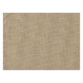Burlap in Natural Beige Tafelkleed (Voorkant (Horizontaal))