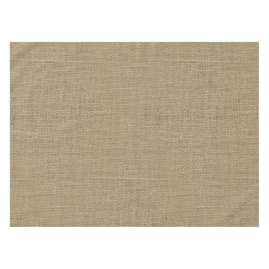 Burlap in Natural Beige Tafelkleed (Voorkant (Horizontaal))