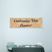 Burlap Jute Banner Party Sign Weduwdag (Beurs)