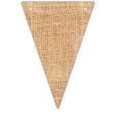Burlap Jute Bunting "Wedding Advice" Vlaggetjes (Eerste vlag)