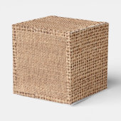 Burlap Jute Favor Bedankdoosjes (Achterkant)