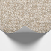 Burlap & Lace bloemenpapier Cadeaupapier (Hoek)