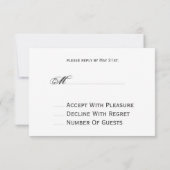 Burlap & Lace Geïnspireerd Bloemenlantaarn RSVP (Achterkant)