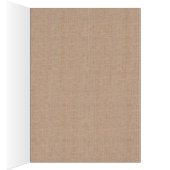 Burlap & Lace Print Trouwtafel nummer Kaarten (Binnen (Rechts))