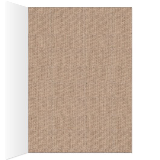 Burlap & Lace Print Trouwtafel nummer Kaarten (Binnen (Rechts))