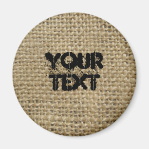 Burlap Magneet