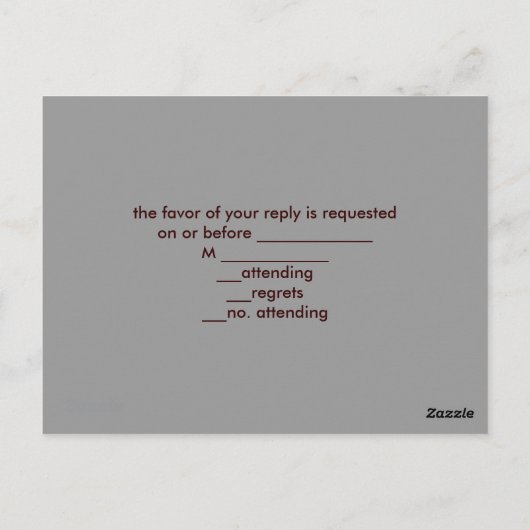 burlap mason jar western land buitenshuis bruiloft briefkaart (Achterkant)