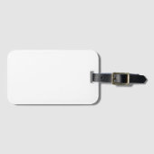 Burlap Mr. en Mrs. Reisend bagagelabel voor nieuwp (Voorkant (horizontaal))