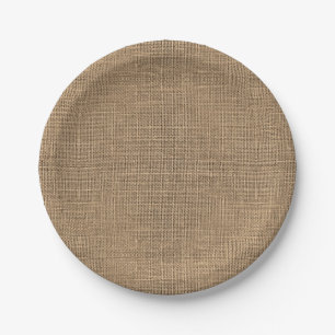 Burlap Papieren Bordje