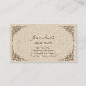  Burlap Personal shopper Visitekaartje (Achterkant)