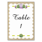 Burlap-Plaatskaart Kaart (Voorkant)