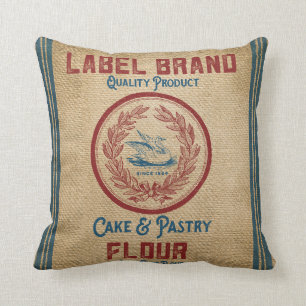  Burlap Poultry Flour Sack Kussen