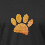 Burlap Print Hondenpoten T-shirt