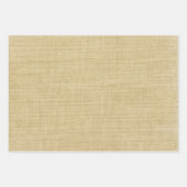 Burlap Red Pset Inpakpapier Vel (Voorkant 2)