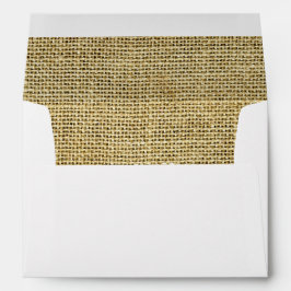 Burlap Rustic Beige geïnspireerd Clean Modern Whit Enveloppen