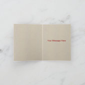 Burlap Rustic Red Mason Jars Hartelijk dank Bedankkaart (Binnen)