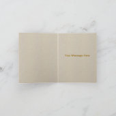 Burlap Rustic Yellow Mason Jars Hartelijk dank Bedankkaart (Binnen)