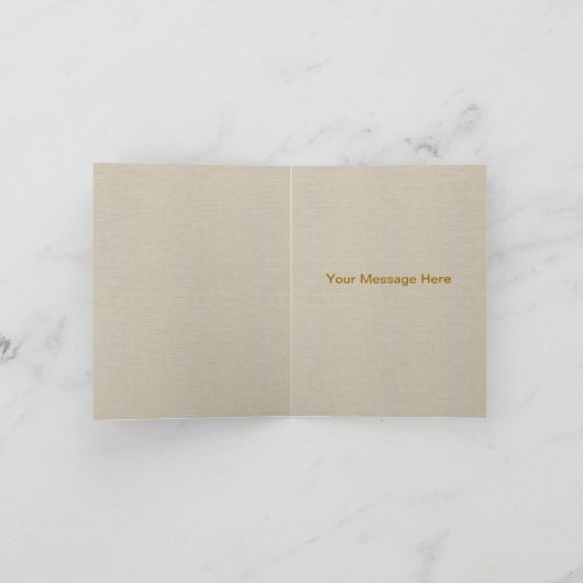 Burlap Rustic Yellow Mason Jars Hartelijk dank Bedankkaart (Binnen)