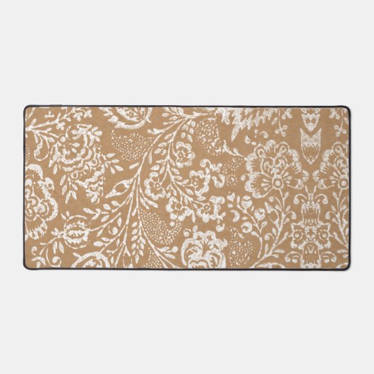 Burlap rustieke bruiloft kraft kant foto Afbeeldin Bureaumat (Voorkant)