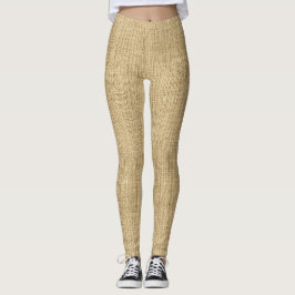 Burlap Sackcloth Sack Theater Costuum Leggings