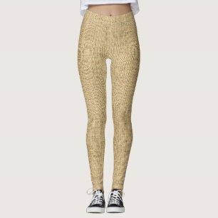 Burlap Sackcloth Sack Theater Costuum Leggings