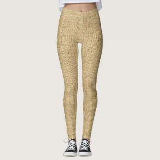 Burlap Sackcloth Sack Theater Costuum Leggings