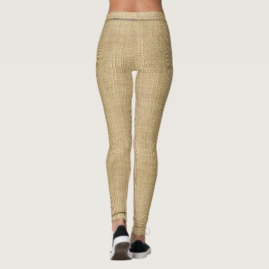 Burlap Sackcloth Sack Theater Costuum Leggings (Achterkant)