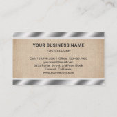 Burlap Steel Pistol Pistool Shop Gunsmith vuurwape Visitekaartje (Achterkant)