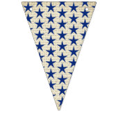 Burlap sterren en strepen patriottisch vlaggetjes (Tweede vlag)