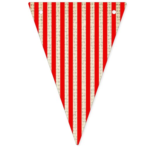 Burlap sterren en strepen patriottisch vlaggetjes (Eerste vlag)