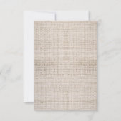 burlap string lichtjes recept cards (Achterkant)