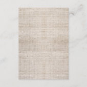 burlap string lichtjes recept cards (Achterkant)