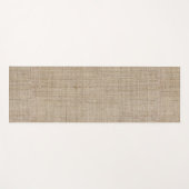Burlap Tan Unique Textured Yogamat (Voorkant (horizontaal))