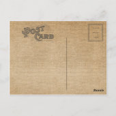 Burlap Tree Family Reunion Briefkaart (Achterkant)