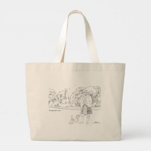 Burleigh Castle Highlander Westie Honden Boodschap Grote Tote Bag