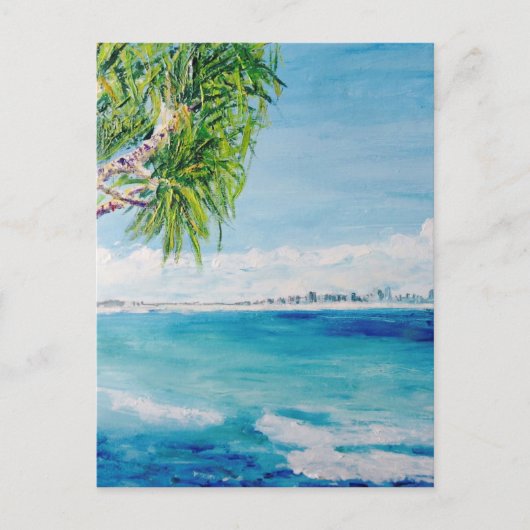 Burleigh Head Uitzichten Briefkaart (Voorkant)