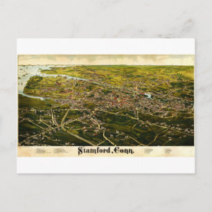 Burleigh’s map of Stamford, Connecticut (1883) Briefkaart