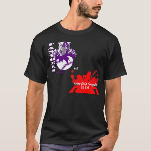 Burleson Baseball Panthers Lil Bro T-Shirt (Voorkant)